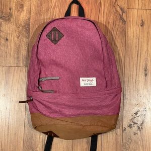 Hotstyle hot pink backpack water resistant fabric